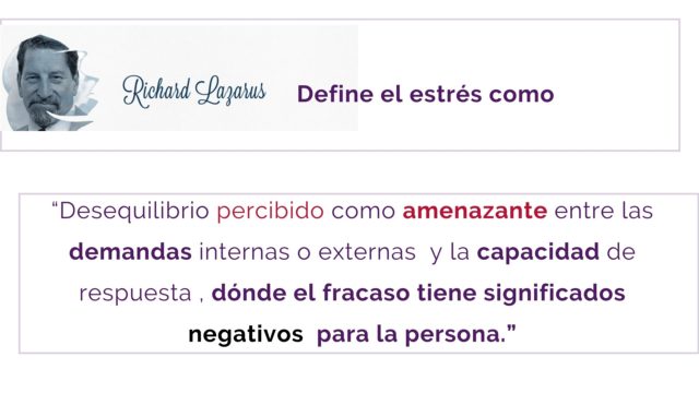 Definición de estrés Lázarus