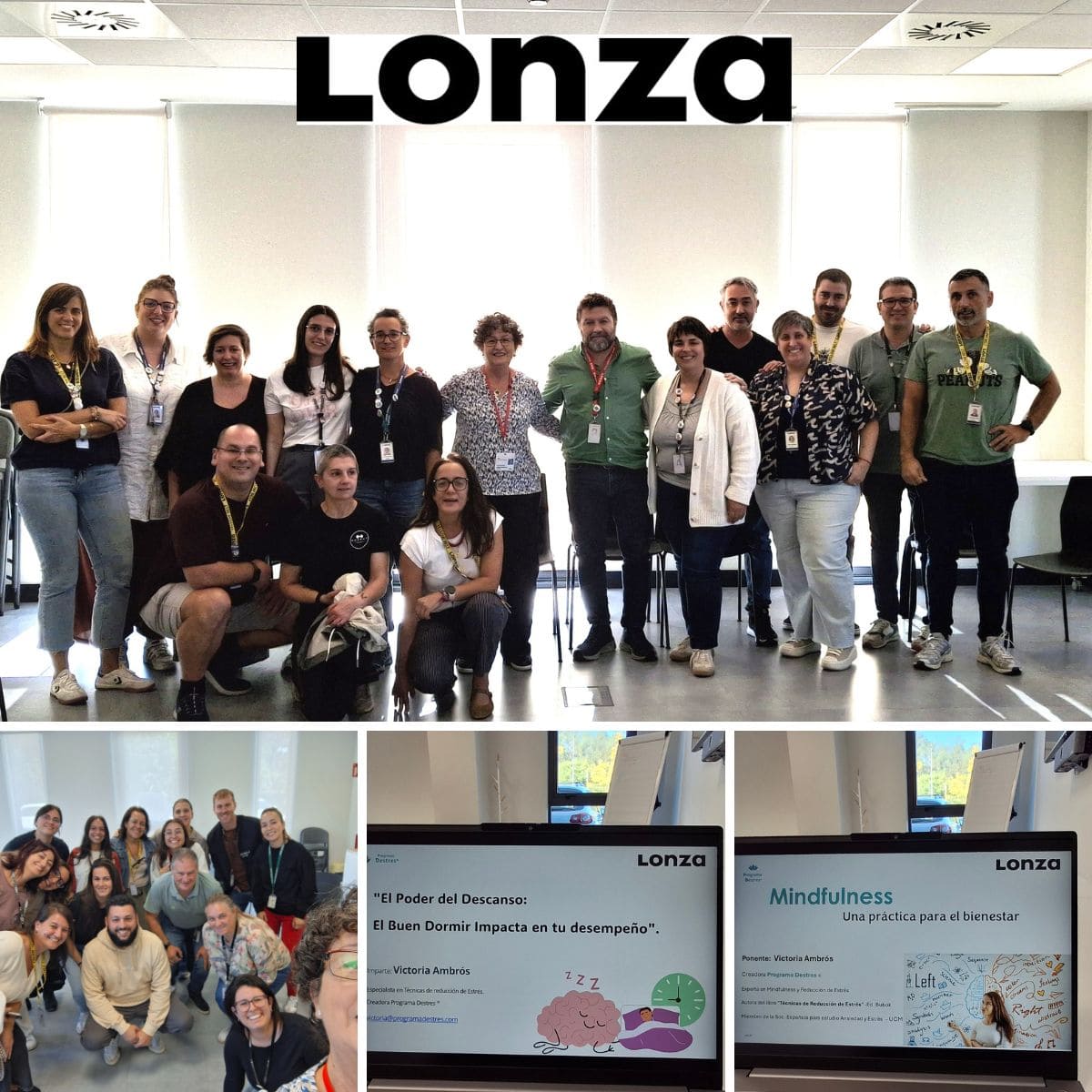 talleres en Lonza Biologics Porriño Bienestar y Mindfulness - Salud mental y prevención